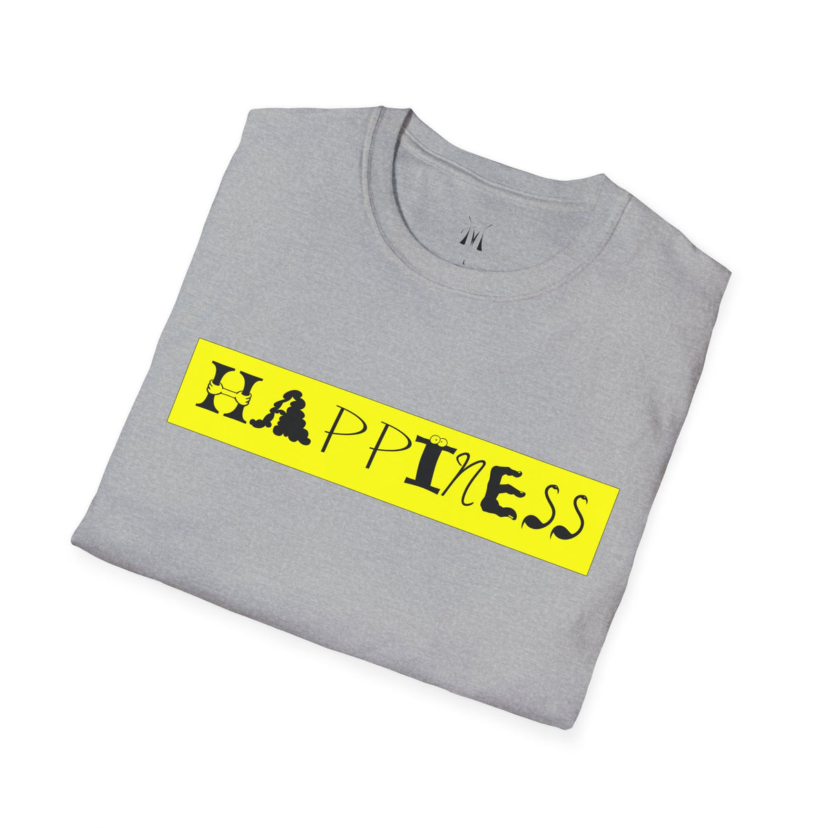 Happiness Yellow Block T-Shirt