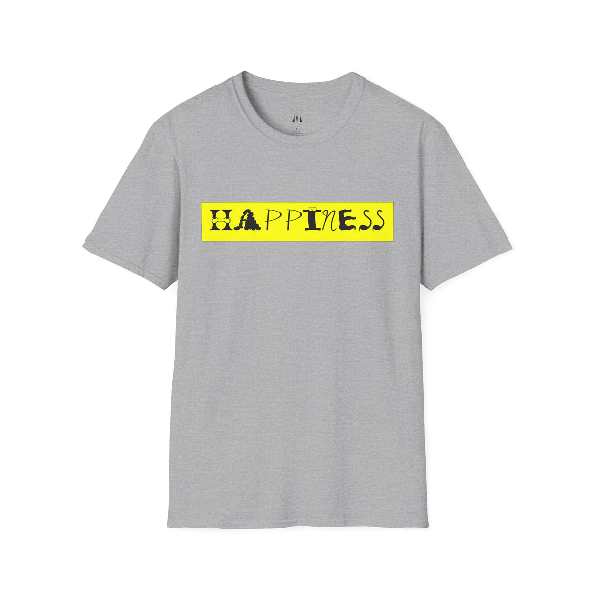 Happiness Yellow Block T-Shirt
